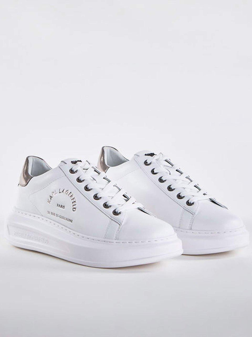 Lagerfeld - Sneakers - wit/zilverkleur