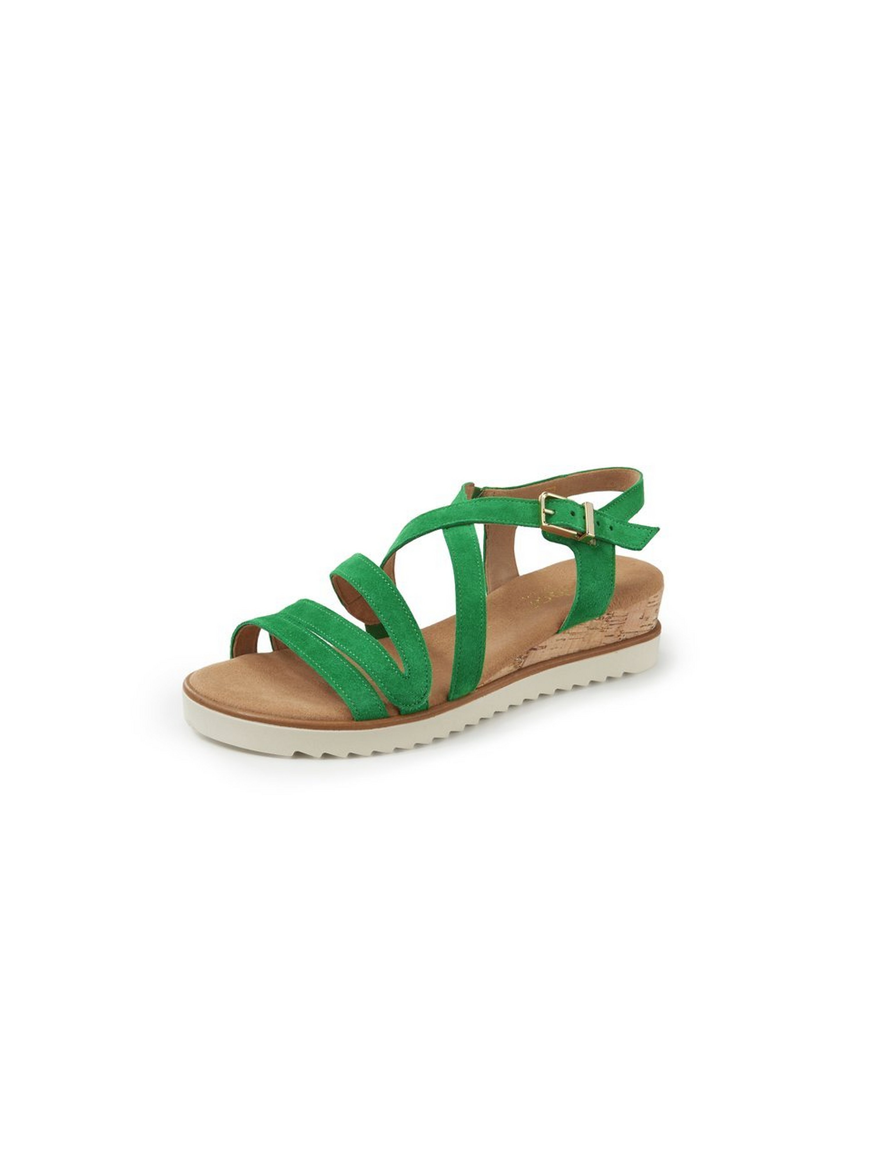 Sandalen geitensuèdeleer. Van Gabor Comfort groen