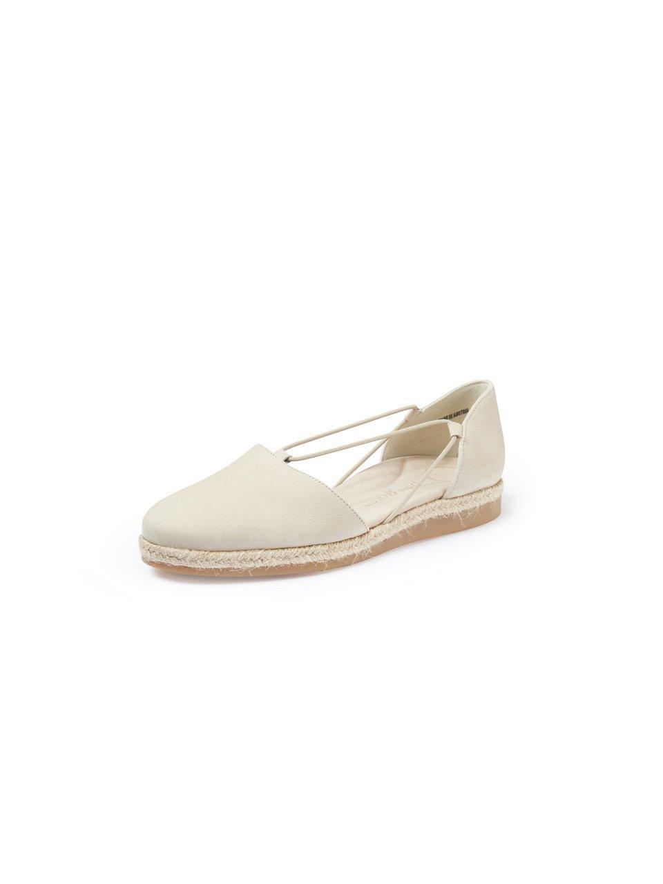 Espadrilles kalfsnubuckleer Van Paul Green beige