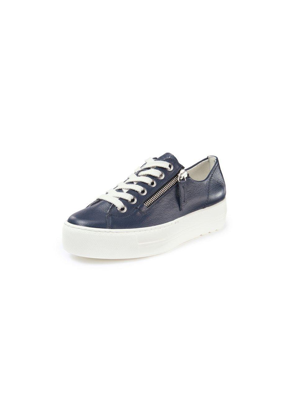 Sneakers kalfsnappaleer Van Paul Green blauw