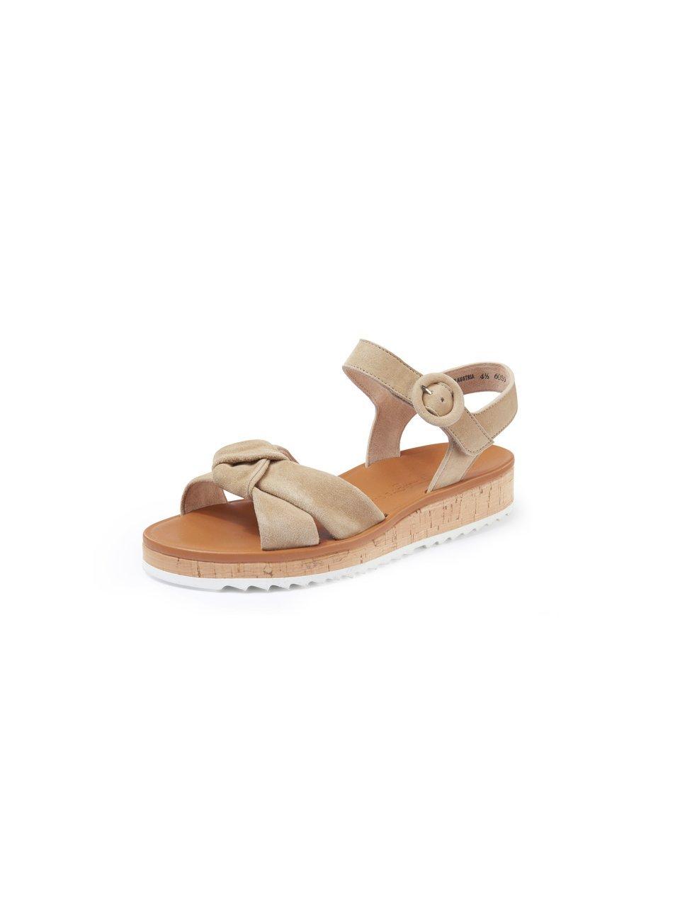 Sandalen geitensuède Van Paul Green beige