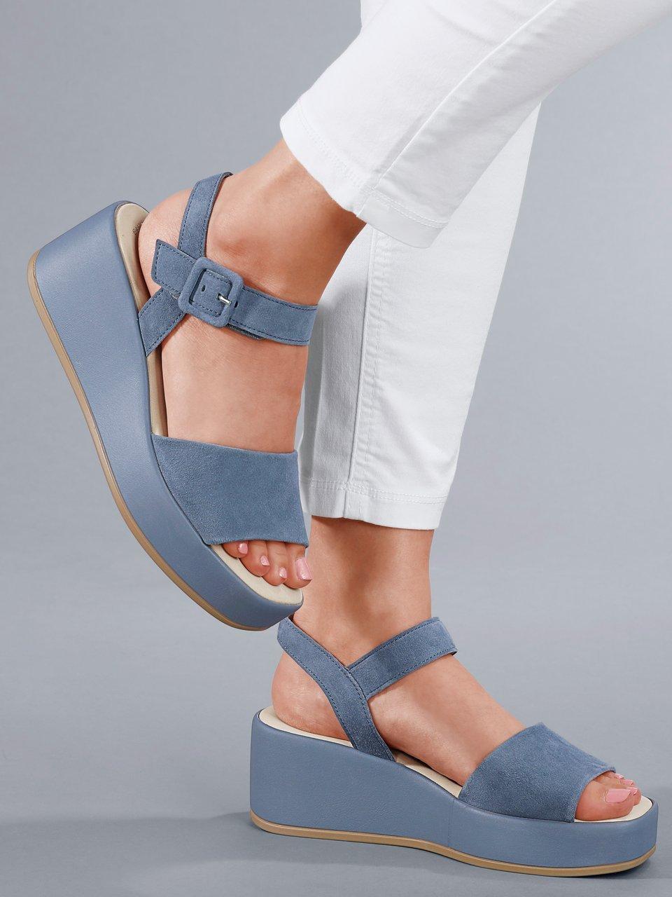 Blåe Damer sandaler hos Hahn