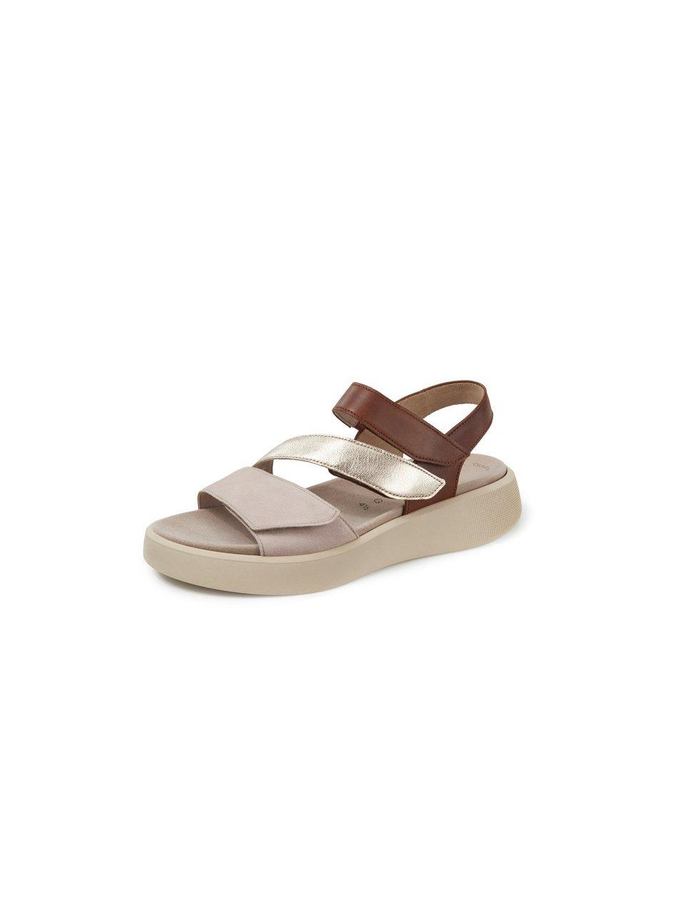 Sandalen elastische inzetten Van Gabor Comfort beige