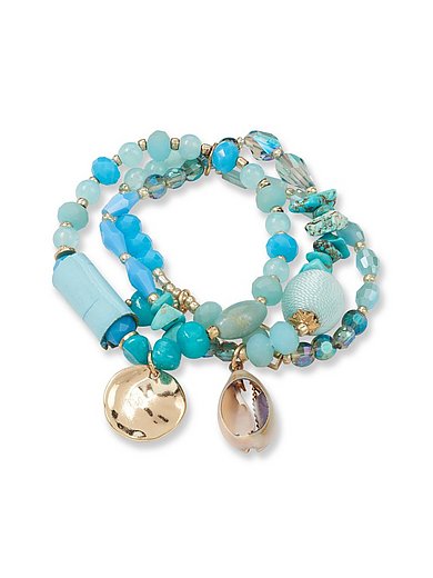MYBC - Elasticated bracelet with glass beads