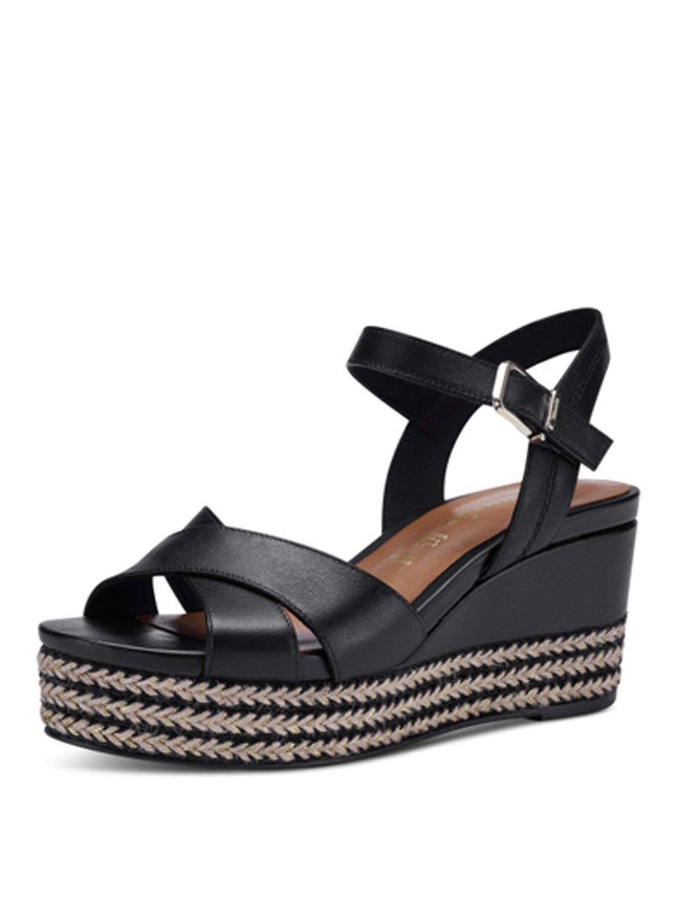 Tamaris discount sandales noires