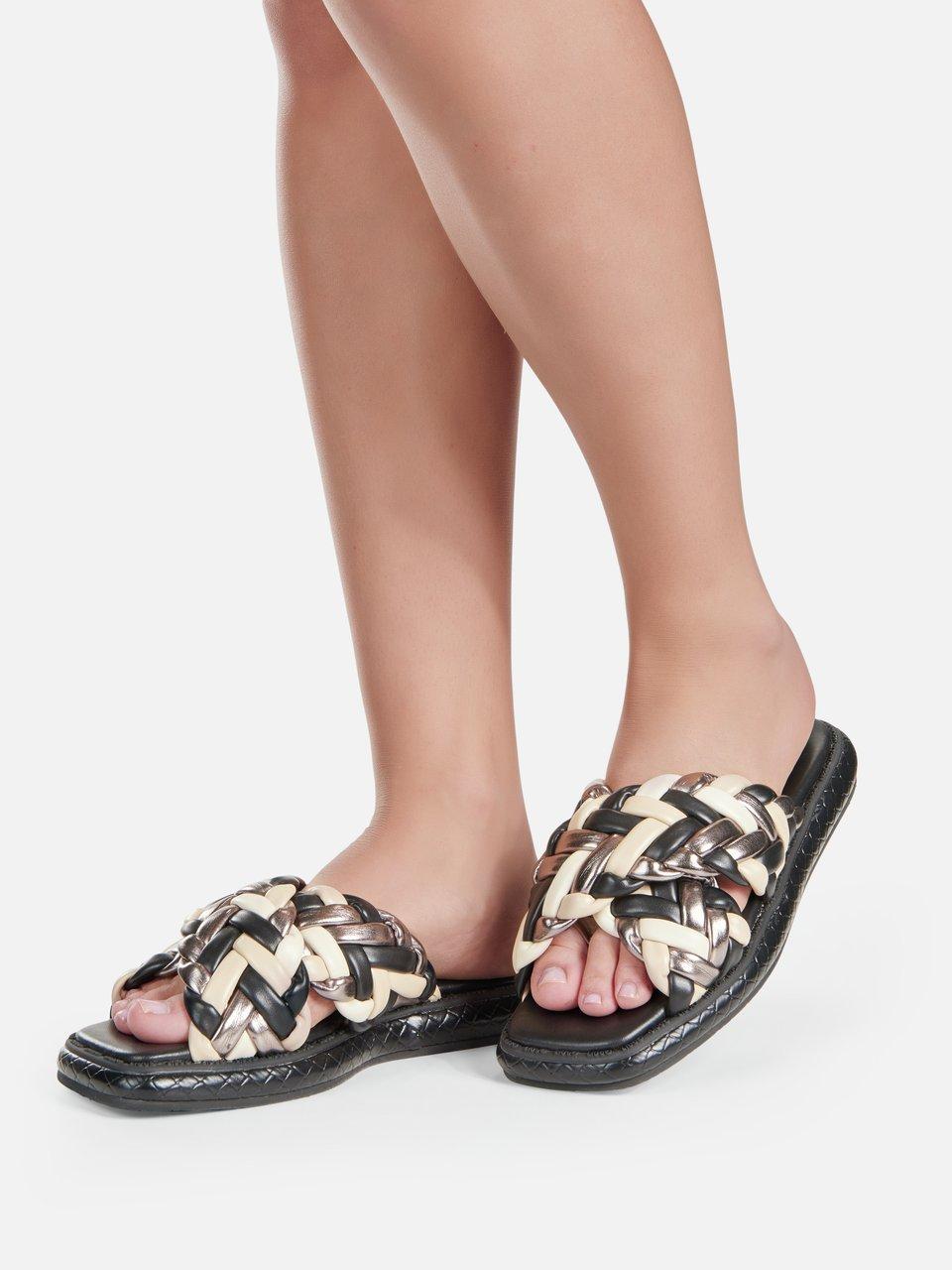 Liu Jo Les sandales noir multicolore