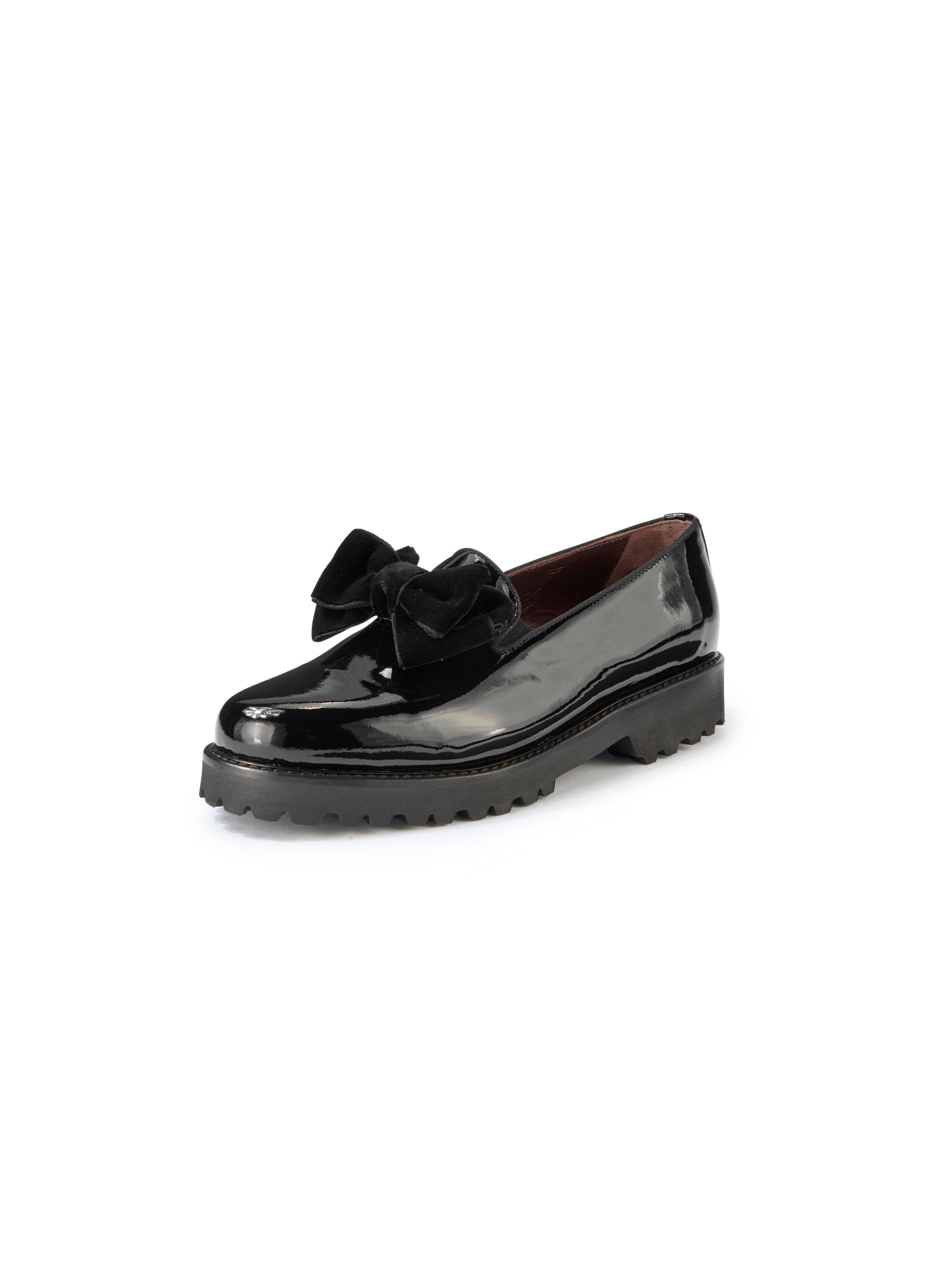 Peter Hahn exquisit - Slipper mit Samtschleife