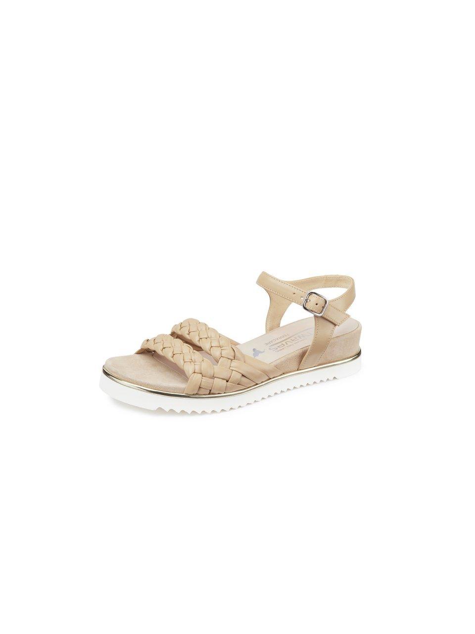 Sandalen leren binnenwerk Van Softwaves beige