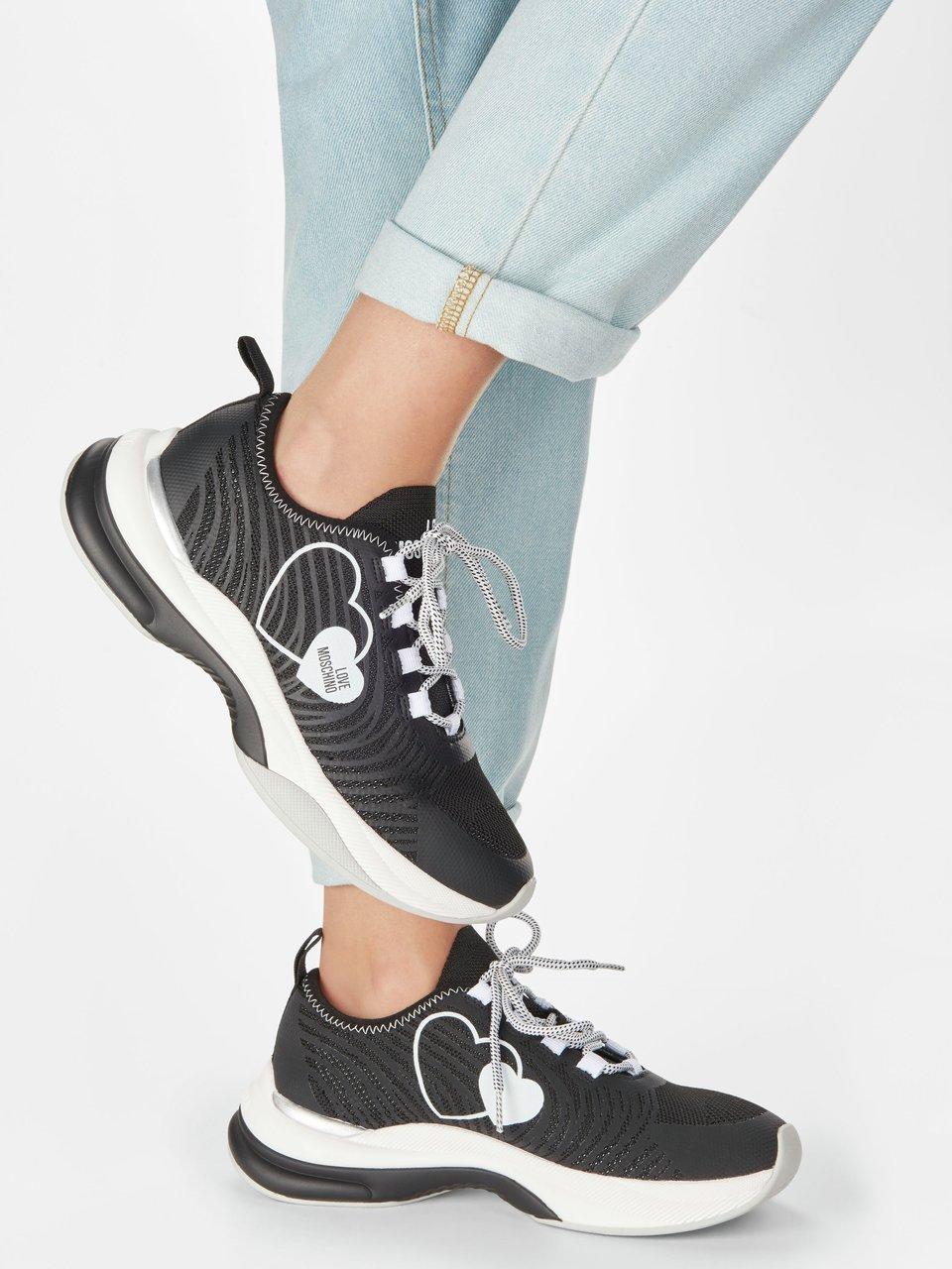 Love Moschino Les sneakers noir blanc