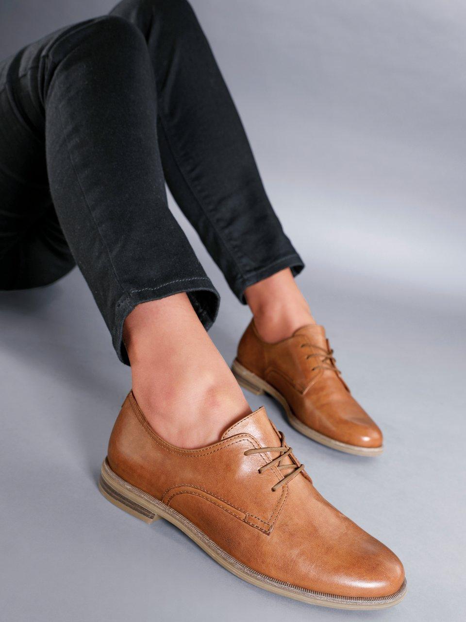 Derbies cuir marron outlet femme