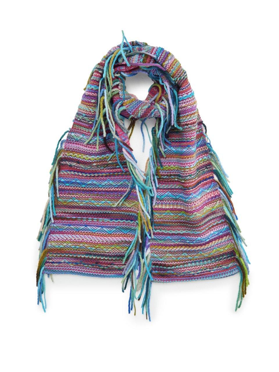 Inkadoro - Gebreide sjaal met streepmotief