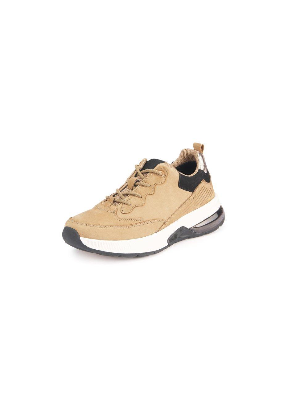 Gabor rollingsoft sensitive 36.844.44 - dames rollende wandelsneaker - beige - maat 38 (EU) 5 (UK)