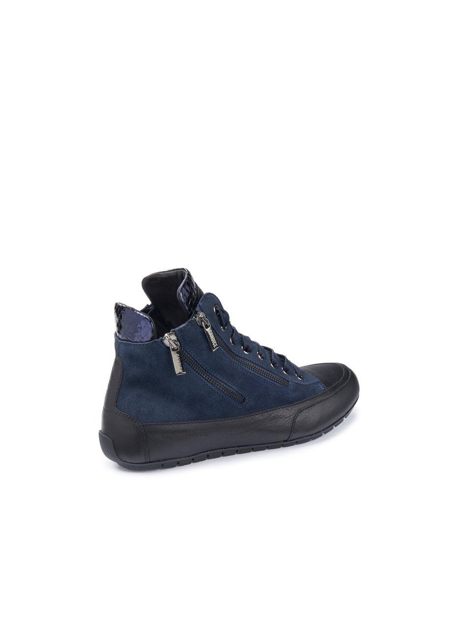 Knöchelhoher Sneaker Lucia Zip Tamponato Candice Cooper blau