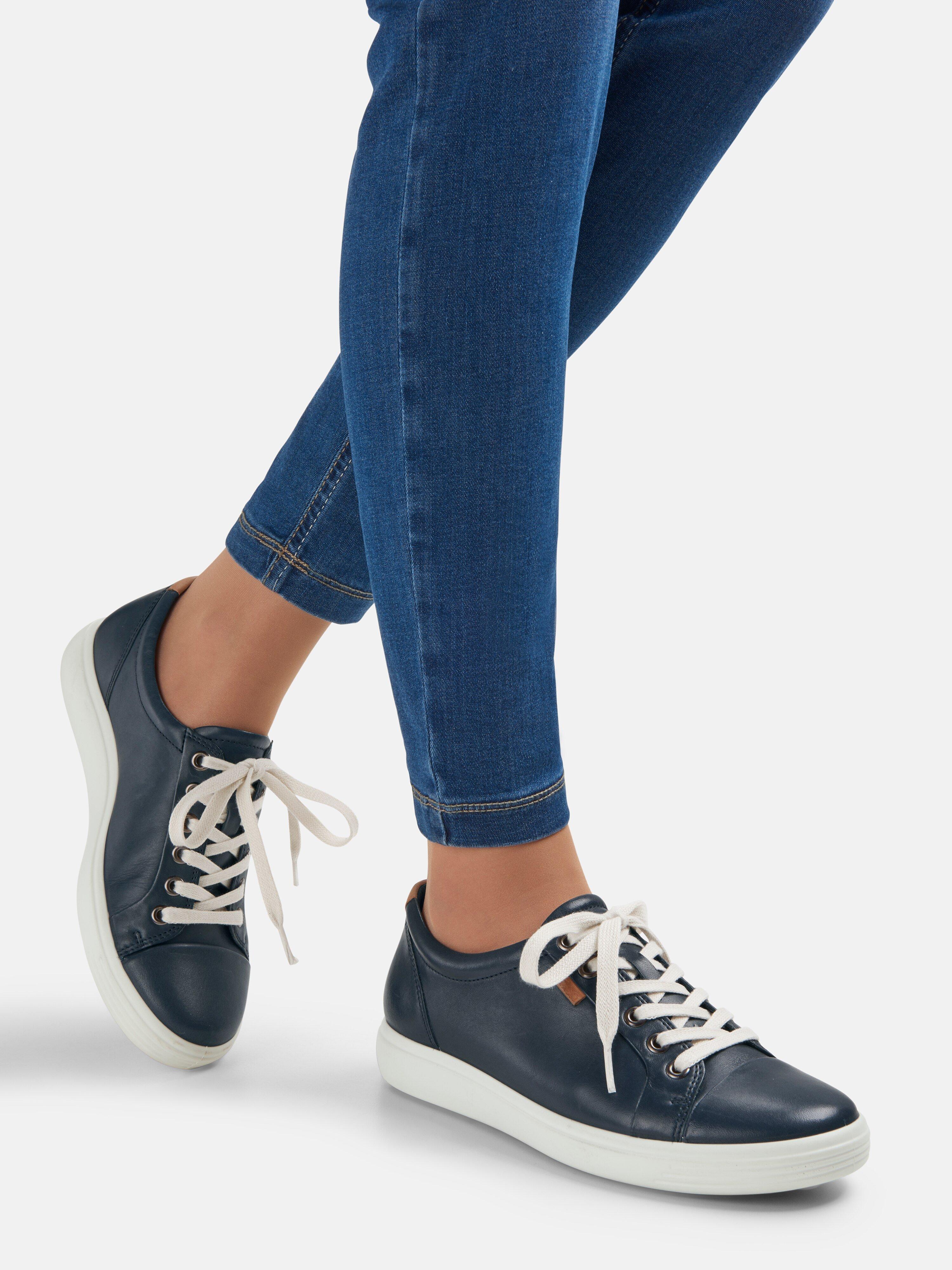 ecco navy sneakers