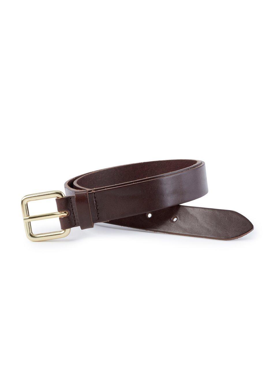 Image of Belt in full grain leather Peter Hahn brown