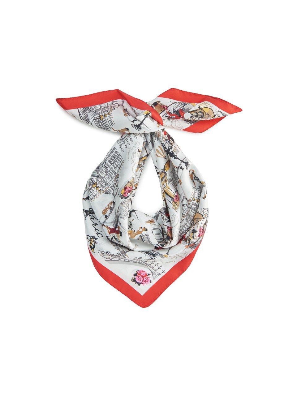 Image of Scarf in 100% silk Uta Raasch red