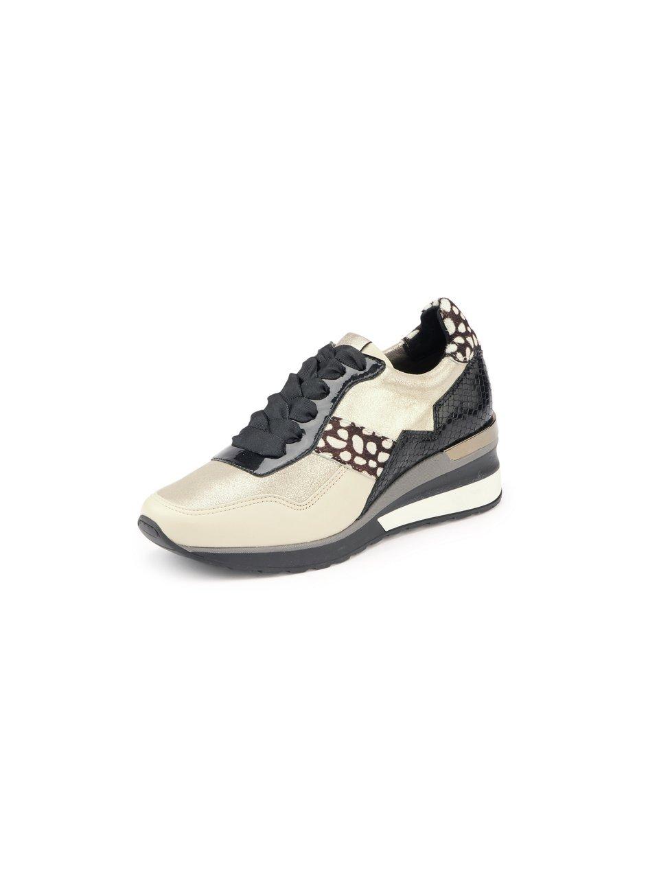 Sneakers in materialenmix Van Softwaves beige