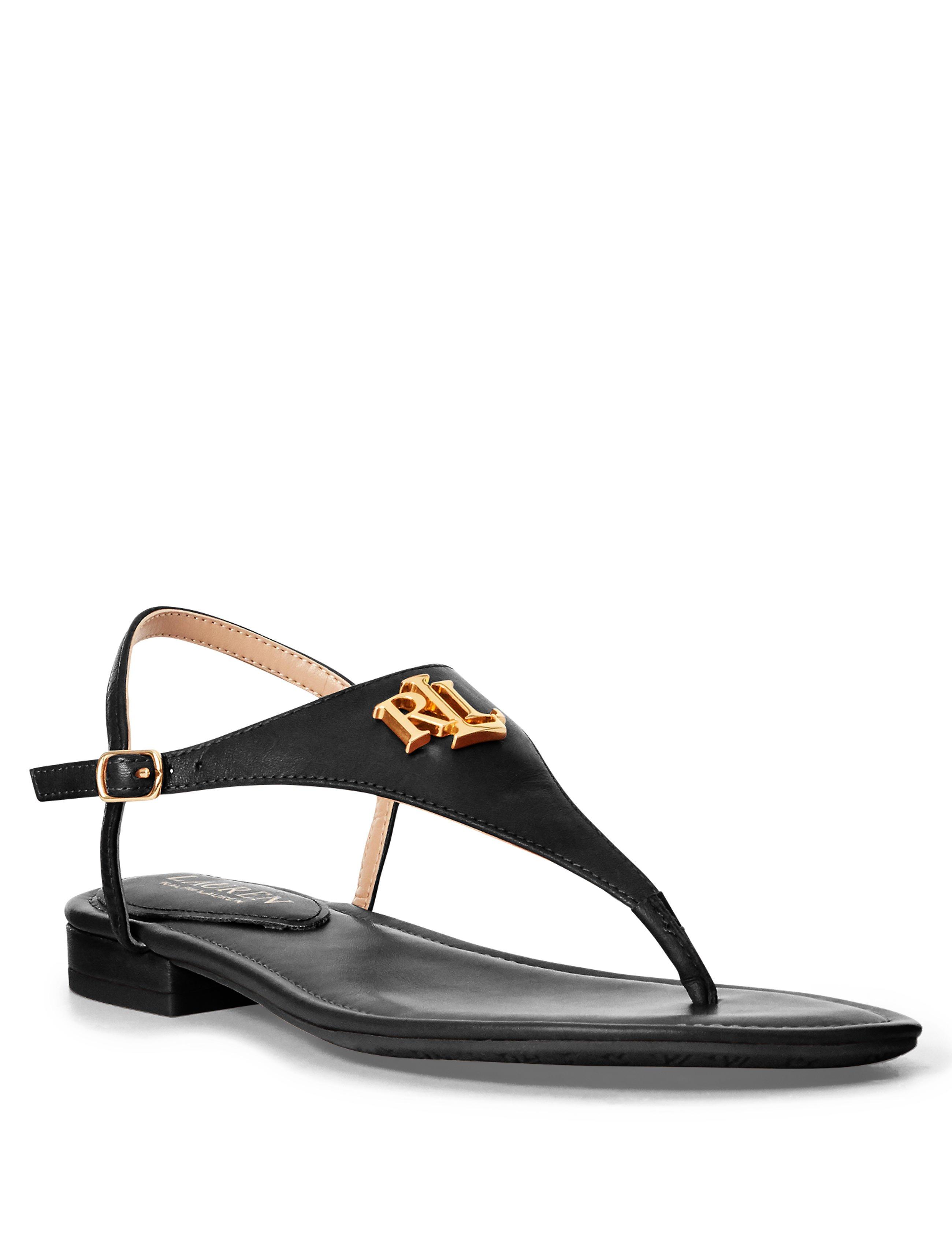 Thong sandals Lauren Ralph Lauren black