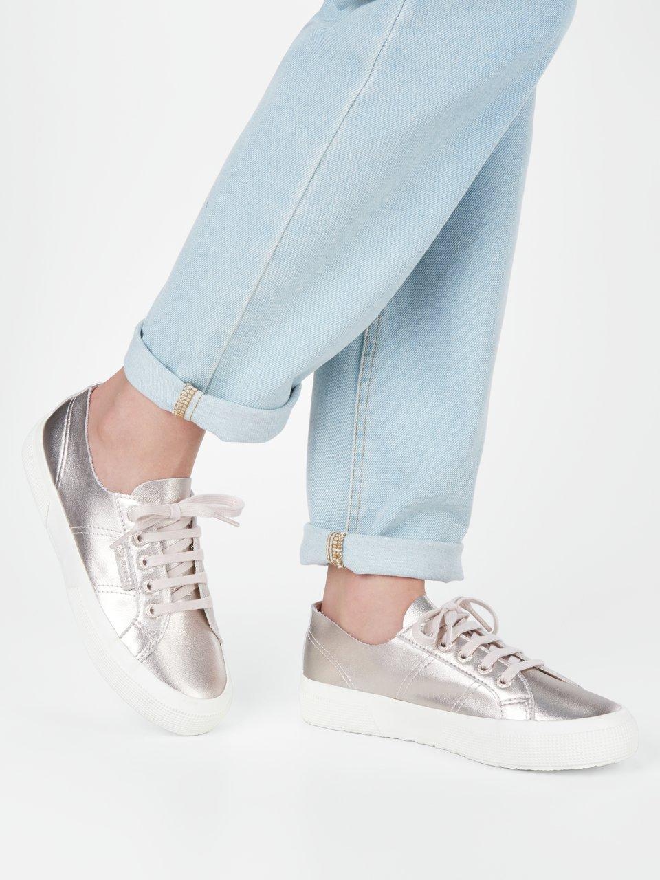 Superga Les sneakers Metallic Nappa argent m tallis