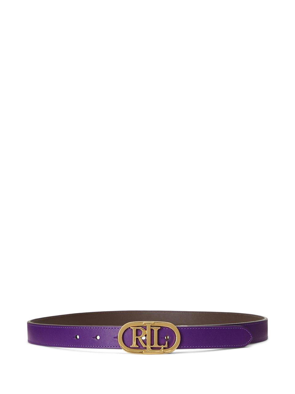 Lauren Ralph Lauren La ceinture r versible violet marron