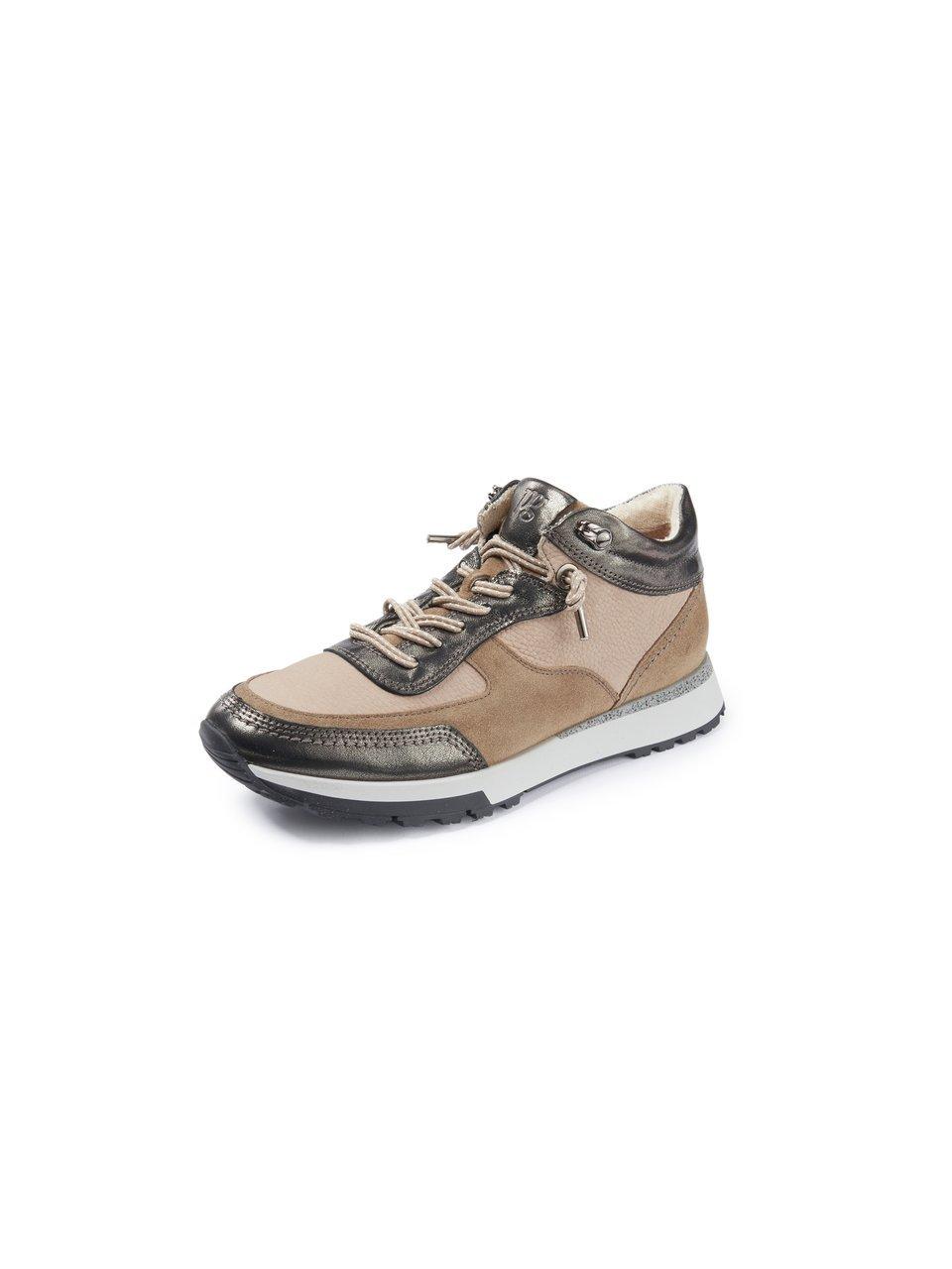 Sneakers kalfsnubuckleer Van Paul Green beige