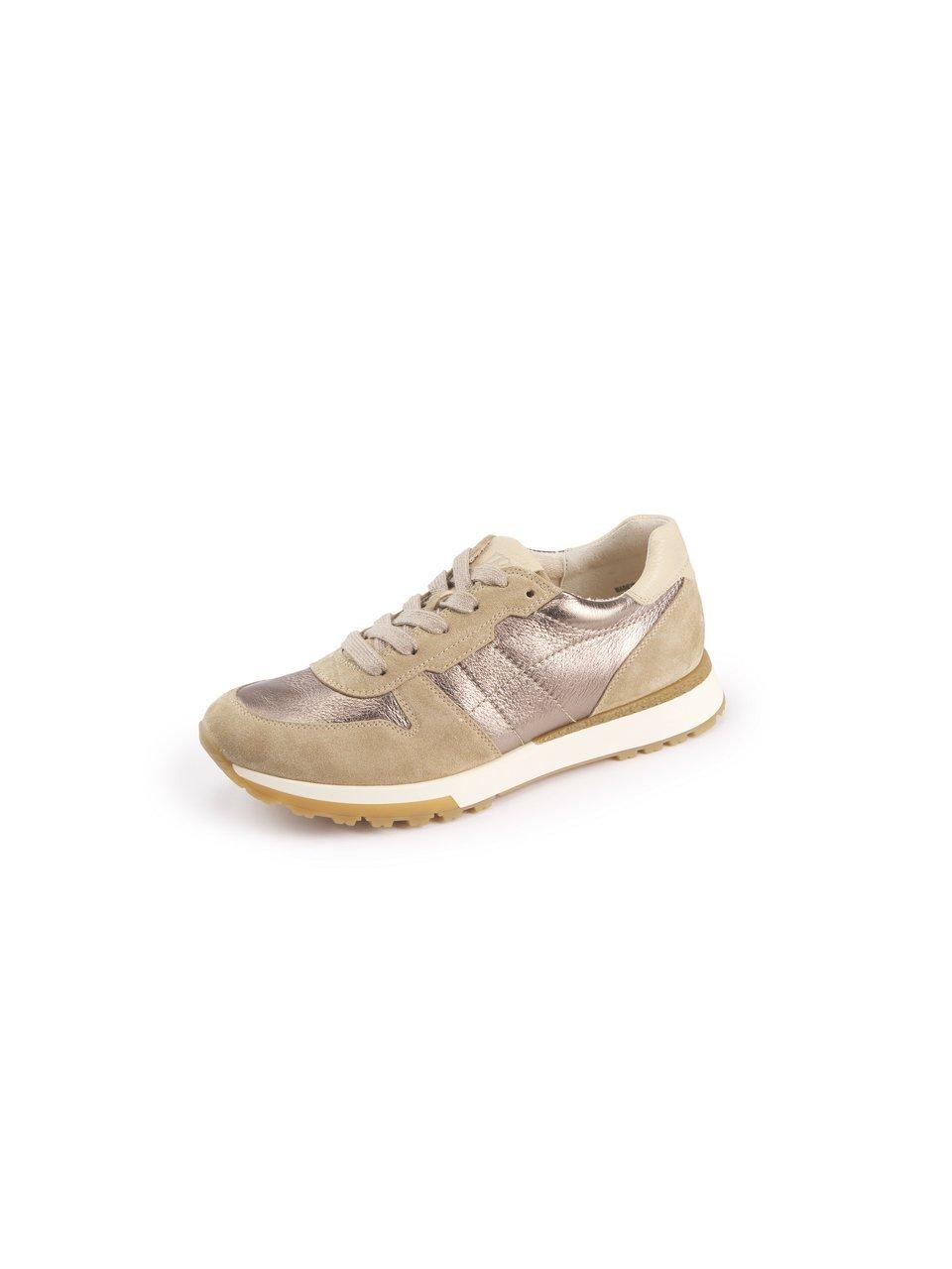 Sneakers kalfssuèdeleer Van Paul Green beige