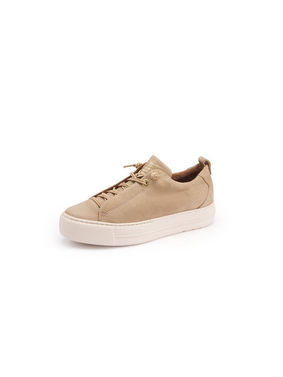 Sneakers kalfsnappaleer Van Paul Green beige