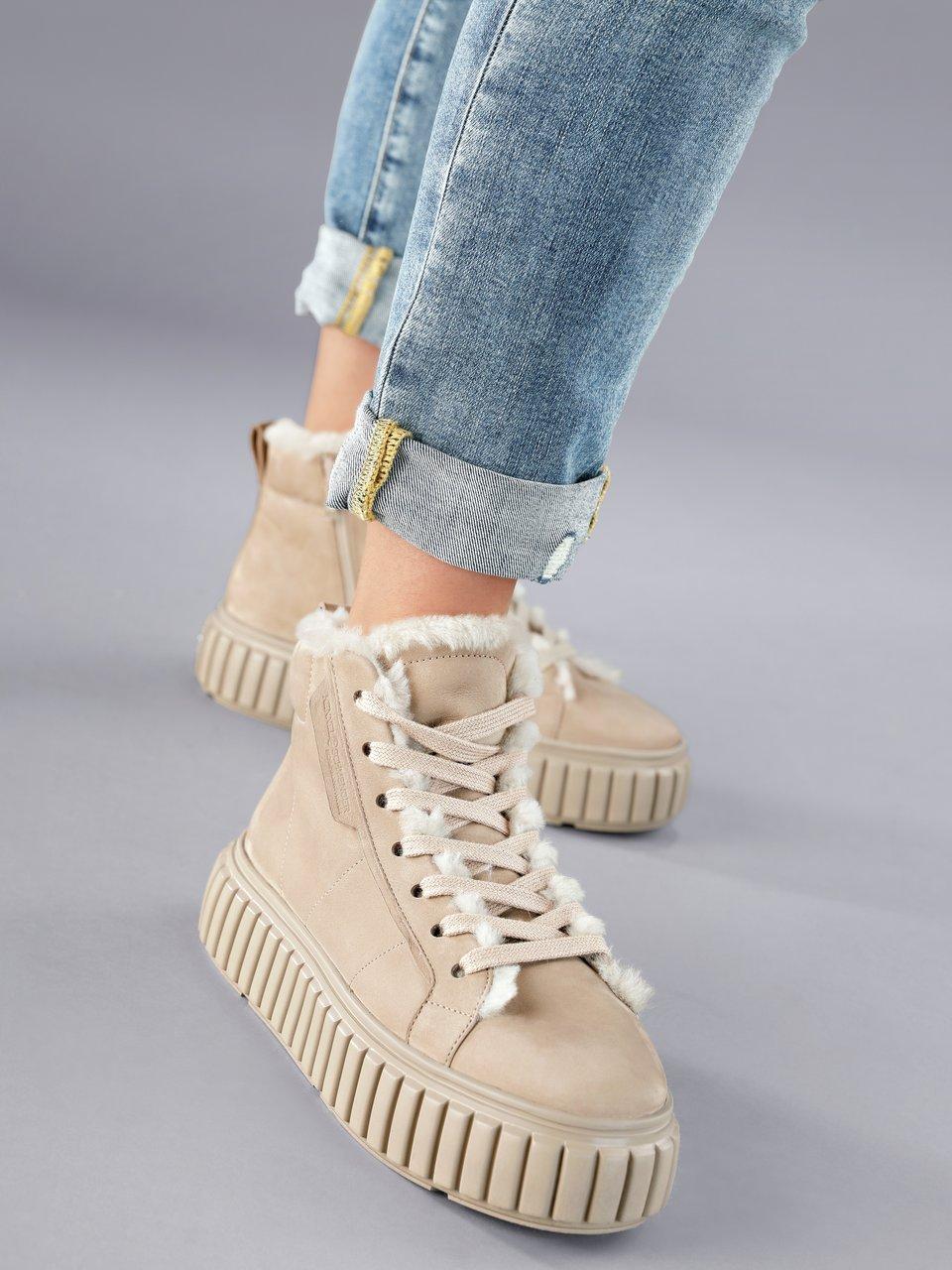 Kennel Schmenger Les sneakers en cuir nubuck de veau beige