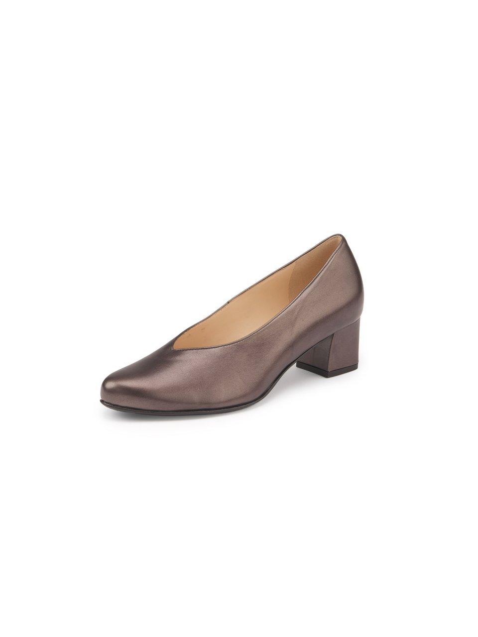 Pumps lamsnappaleer Van Hassia beige