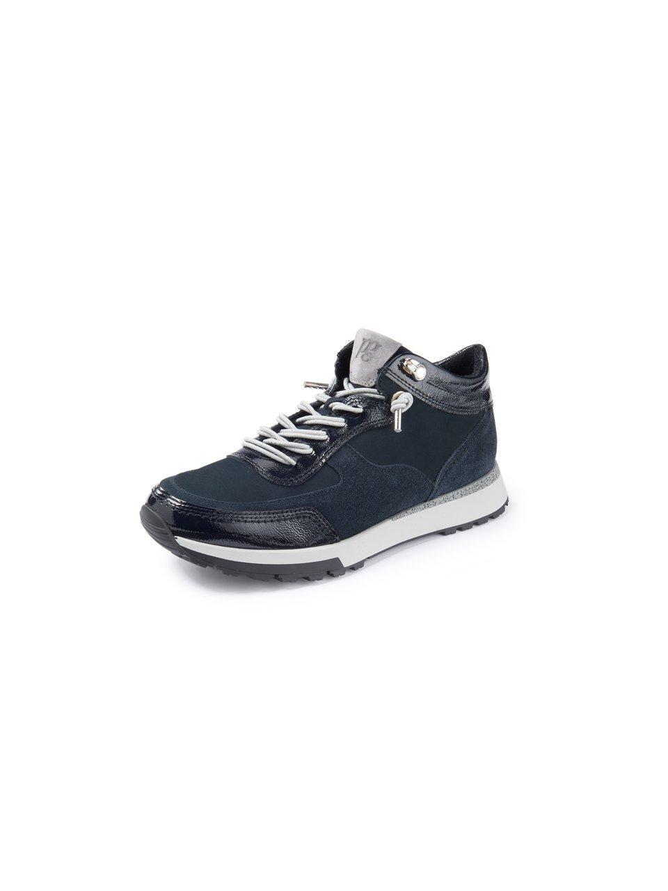 Sneakers kalfsnubuckleer Van Paul Green blauw