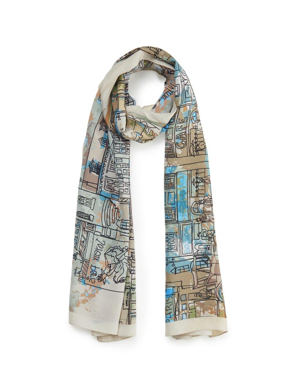Image of Scarf in 100% silk Uta Raasch green
