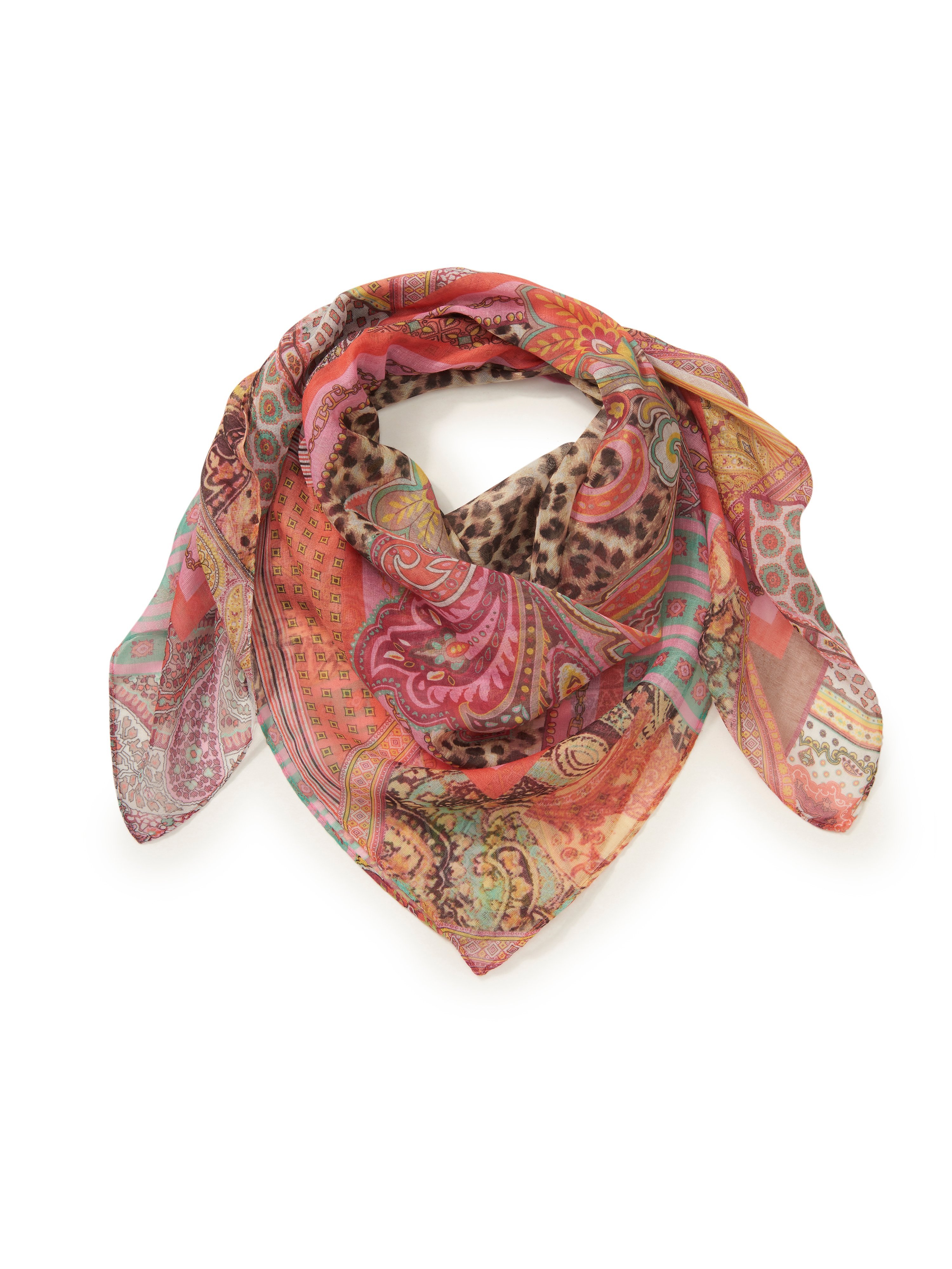 Scarf in 100% cotton Peter Hahn multicoloured