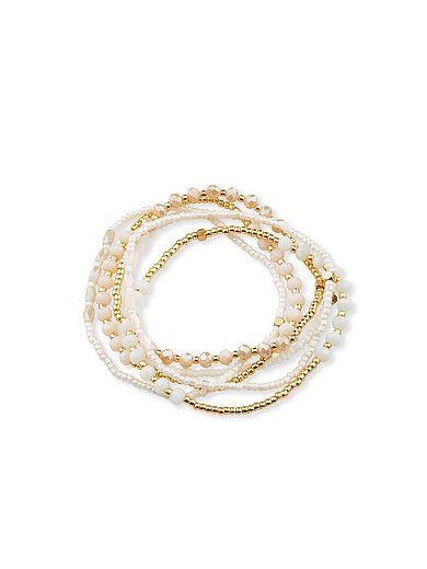 Peter Hahn - Le set de 6 bracelets avec perles