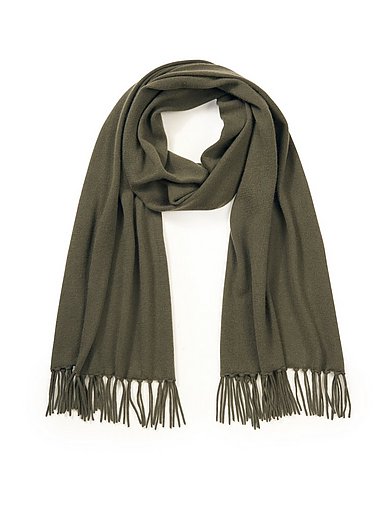 include - Scarf with long fringes at the edges