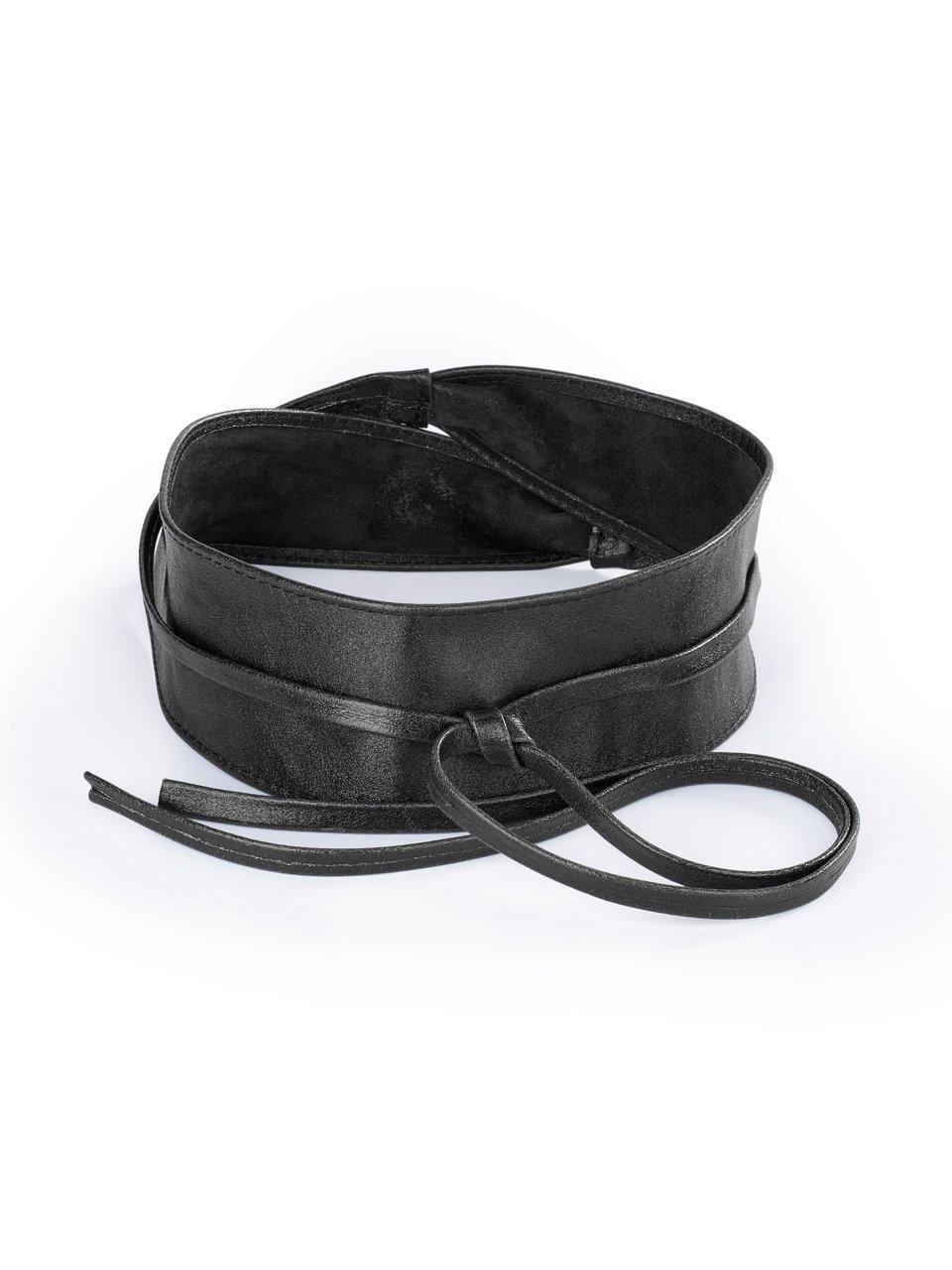 Image of Nappa leather belt Uta Raasch black