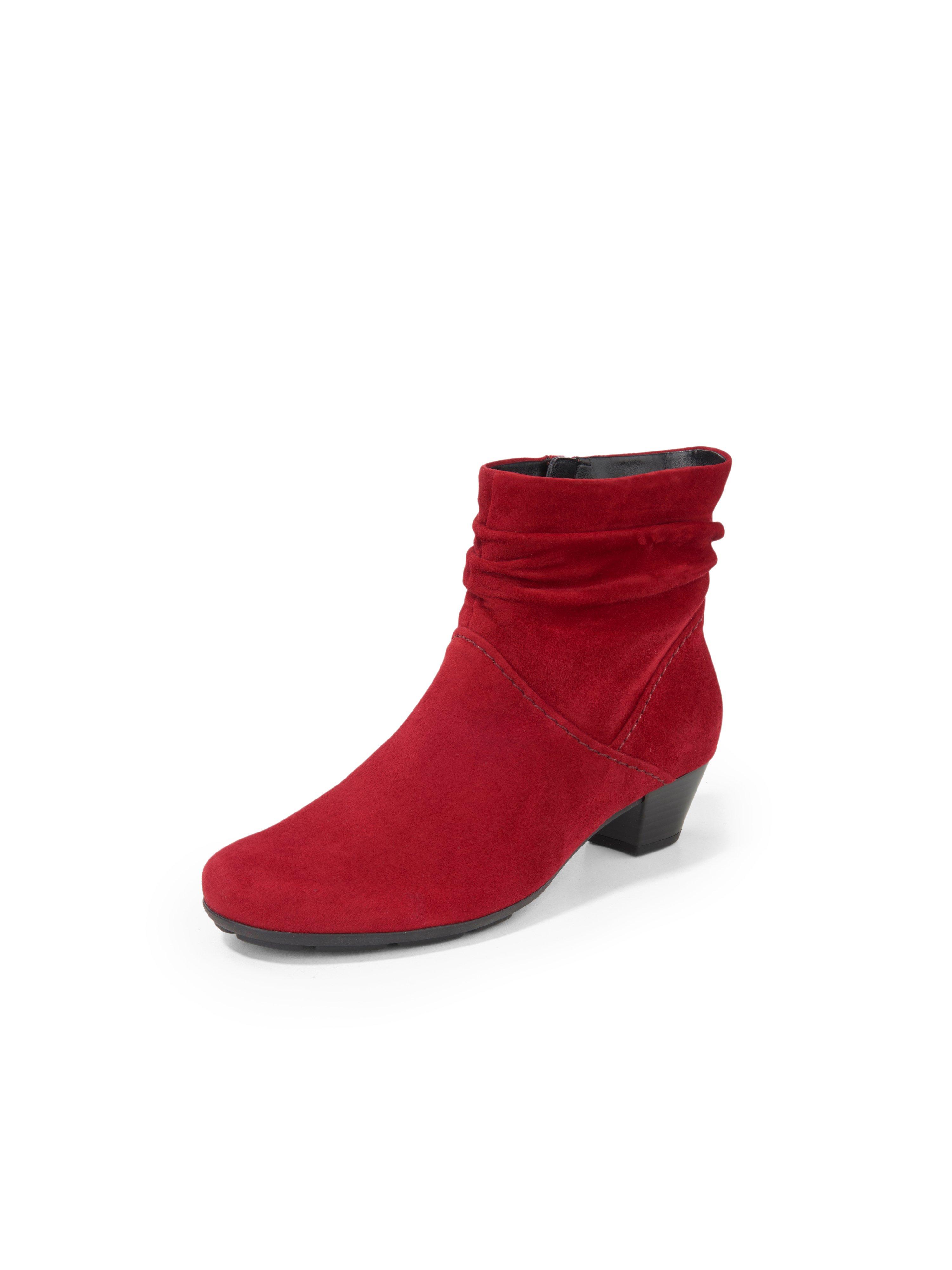 gabor red ankle boots