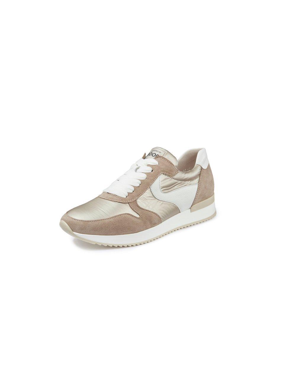 Sneakers kalfssuèdeleer Van Gabor beige