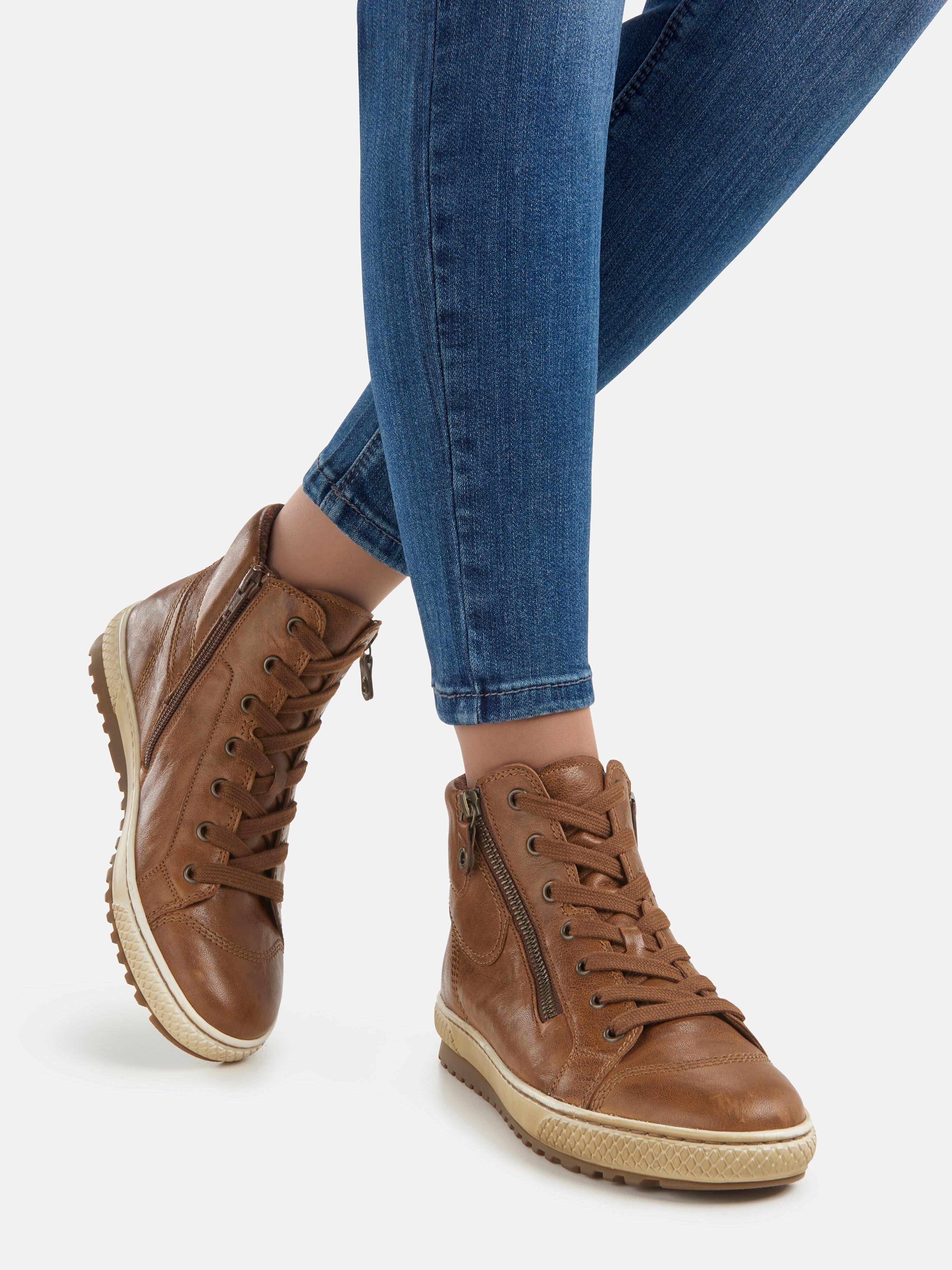 Gabor - Sneakers van schaaps­nappaleer met rubberzool