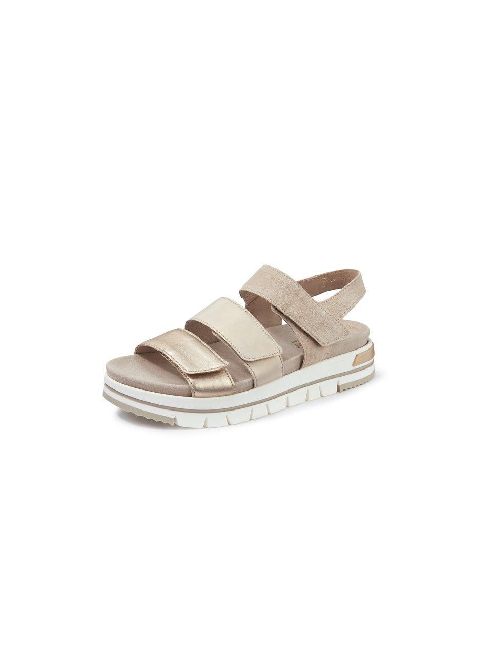 Sandalen klittenbandjes Van Gabor Comfort beige