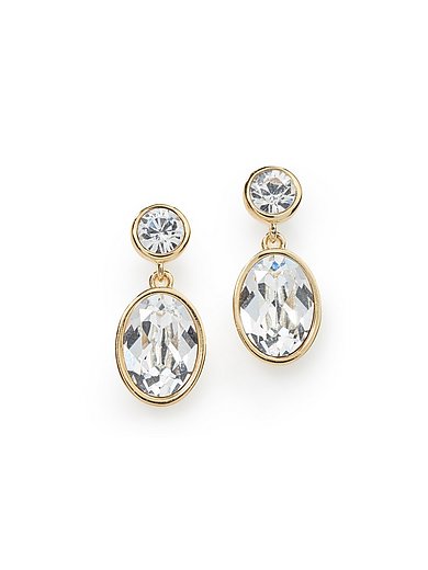 Uta Raasch - Stud earrings decorated with crystals by Swarovski