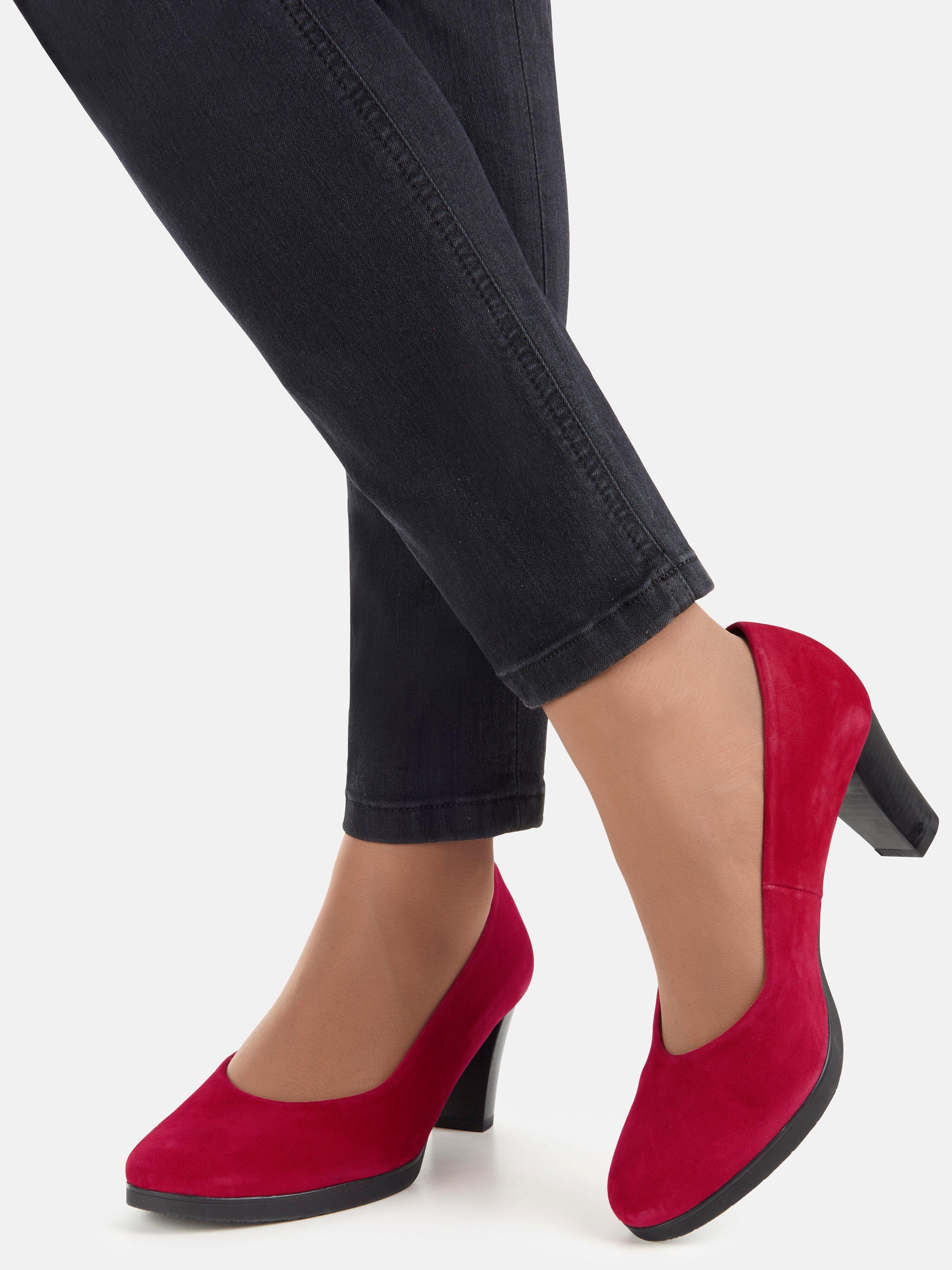 gabor red pumps