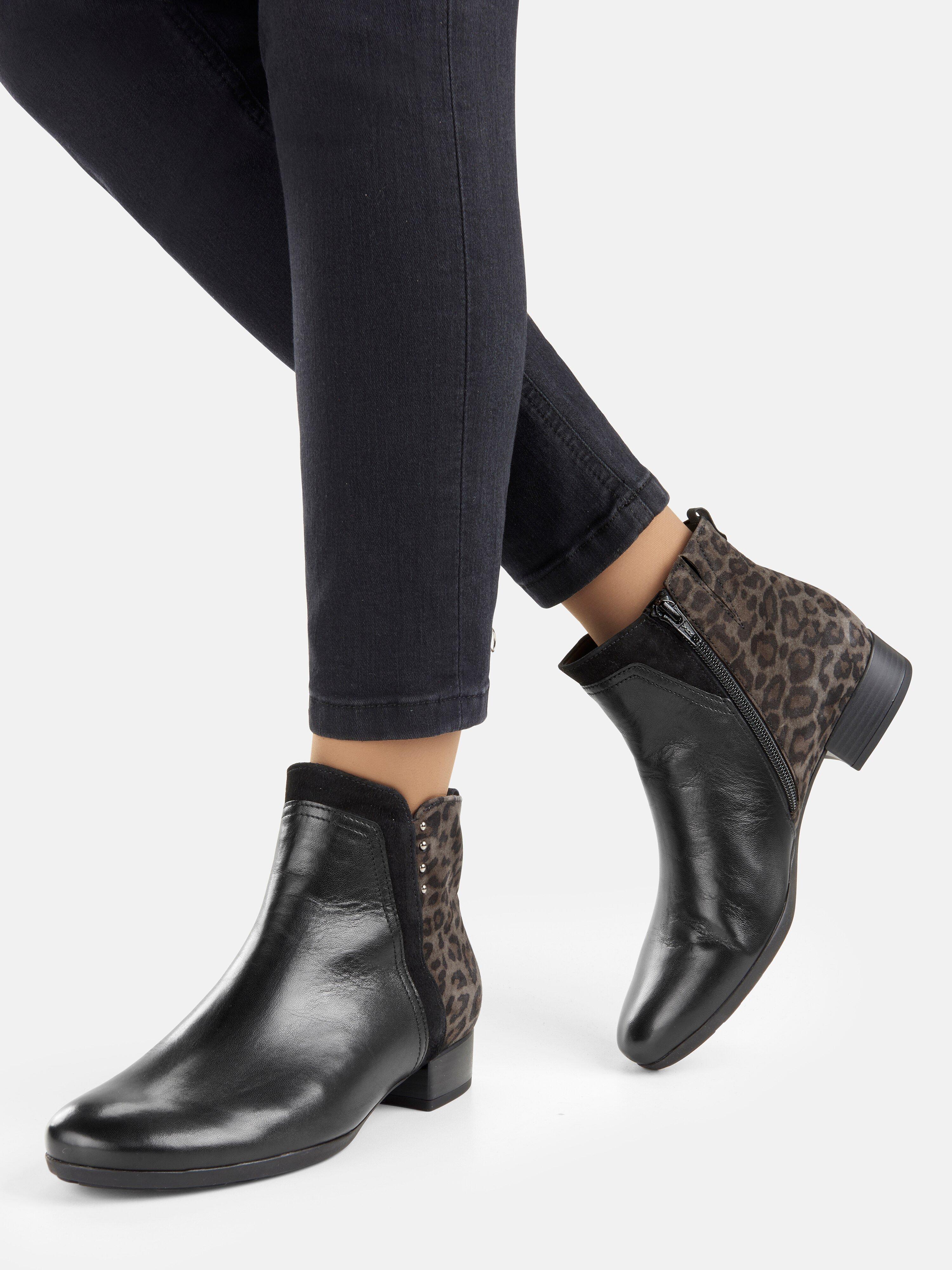 gabor leopard print boots