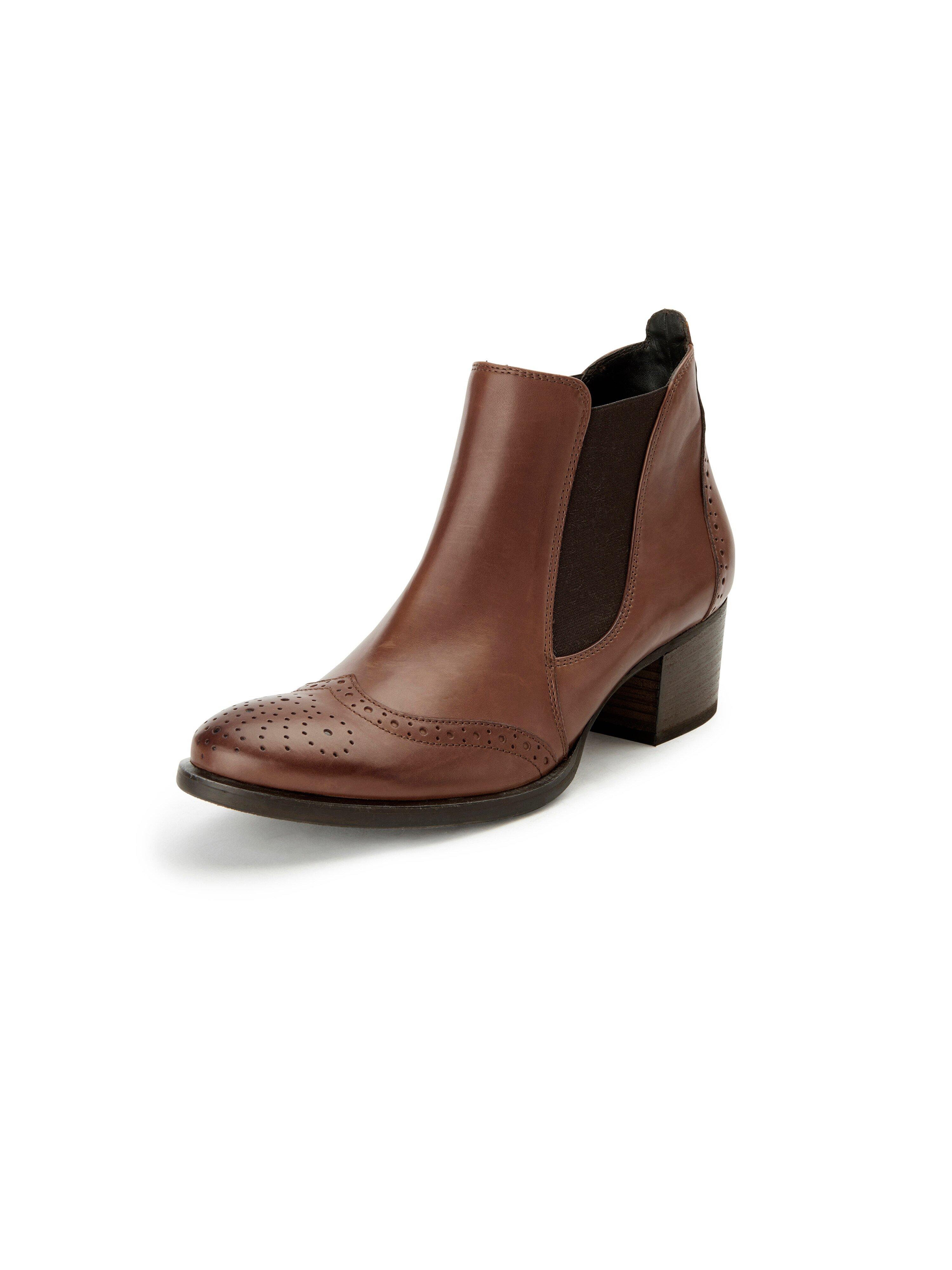 paul green ankle boots cognac