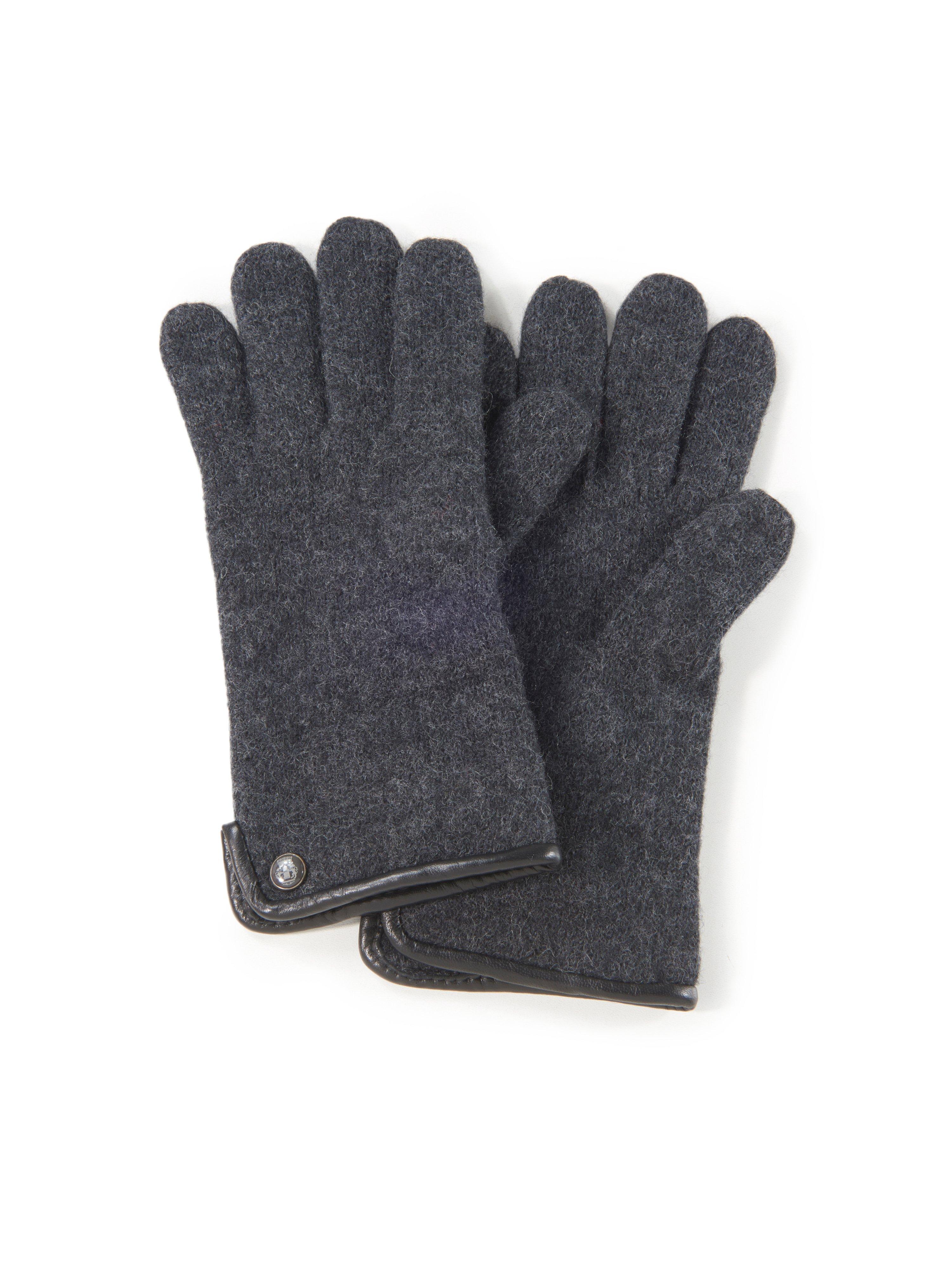 Handschoenen 100% scheerwol Van Roeckl grijs
