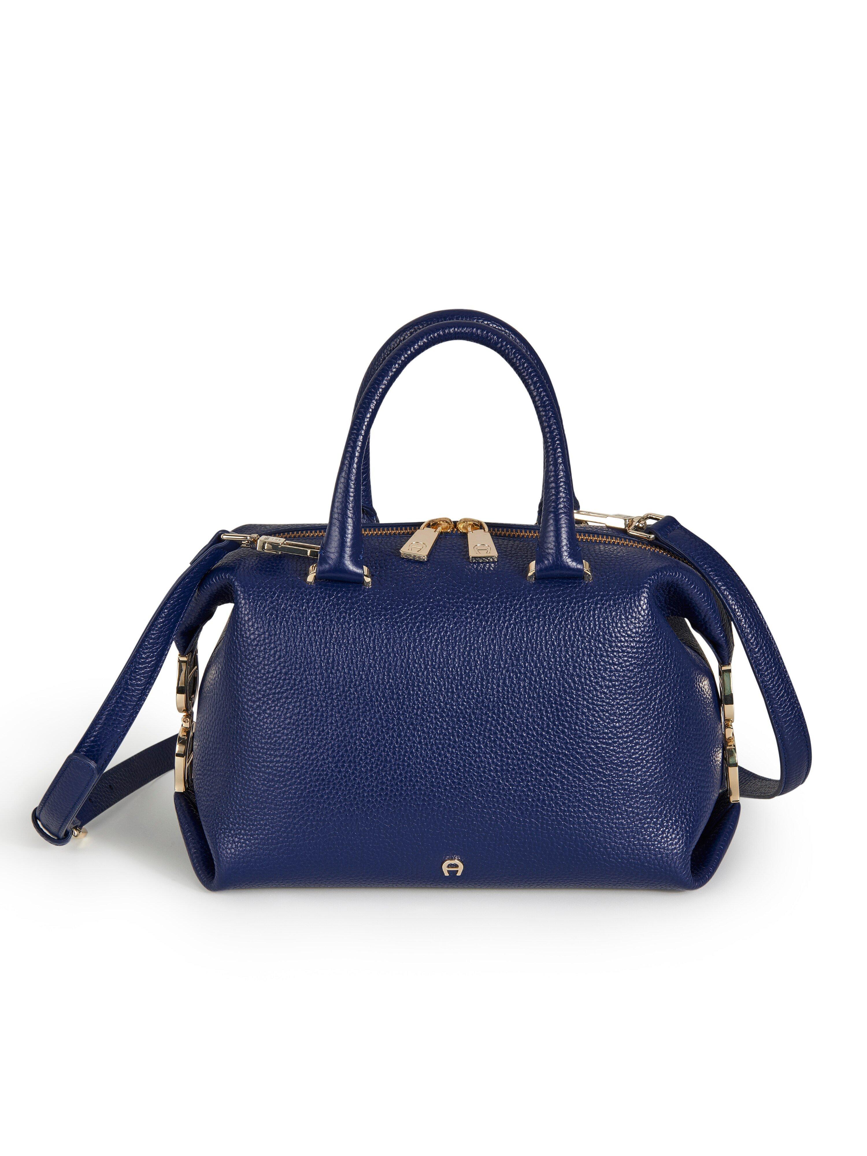 Aigner - Roma bag in 100% leather - blue