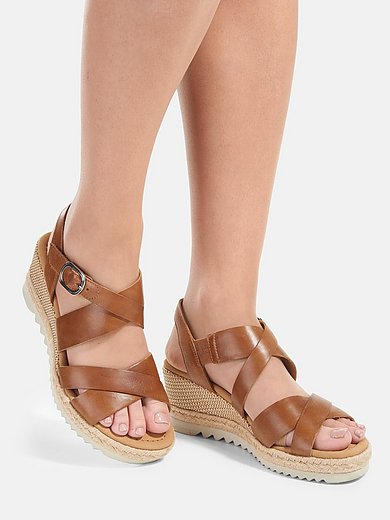 Gabor Comfort - Les sandales à talon compensé cuir nappa de veau