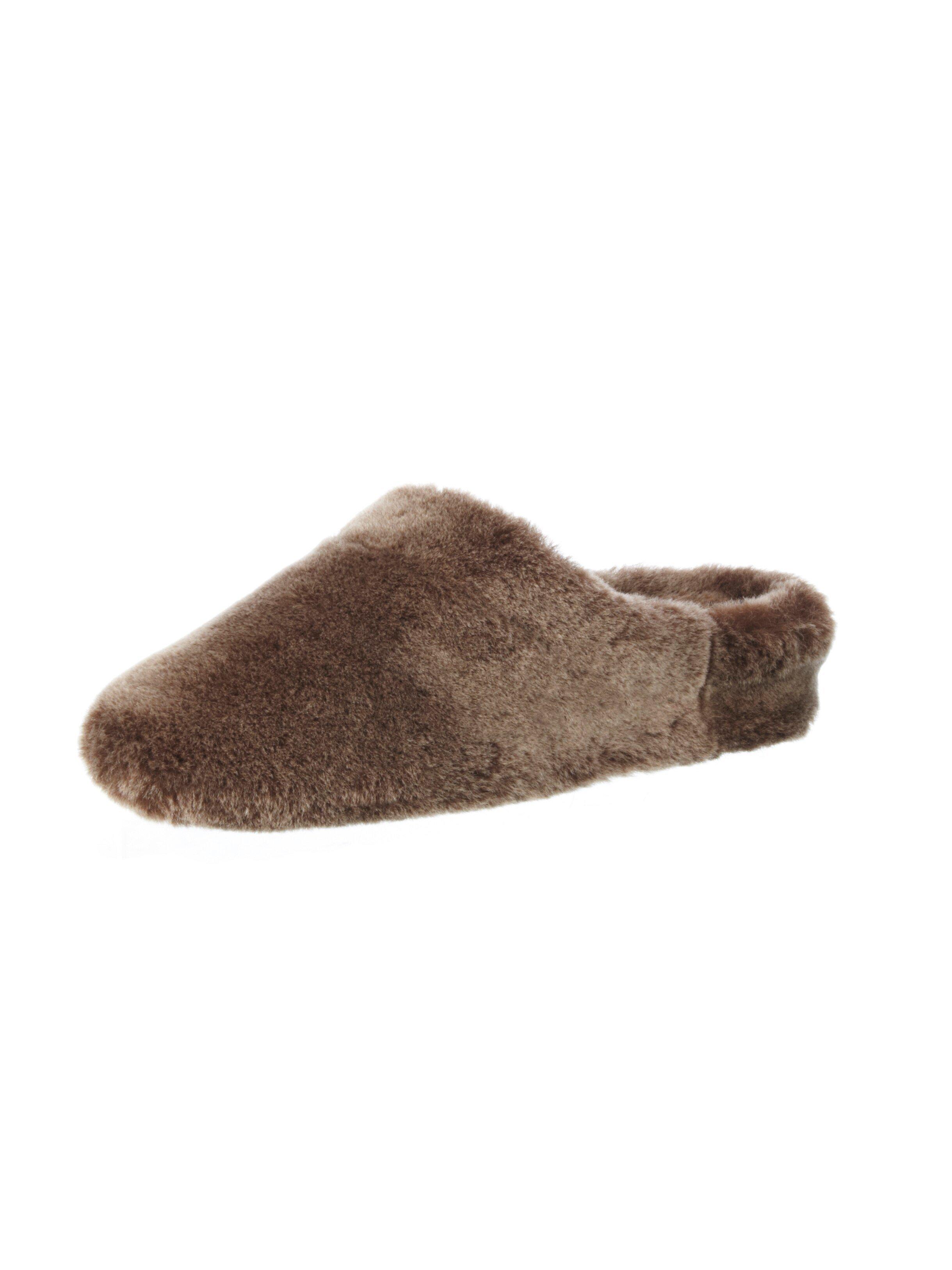 Lammypantoffels Van Giesswein beige