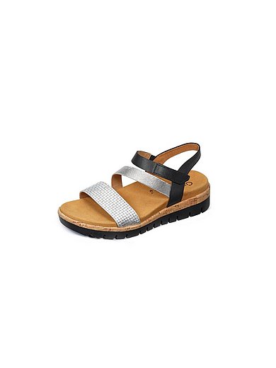 Gabor Comfort - Les sandales à talon compensé cuir nappa de veau