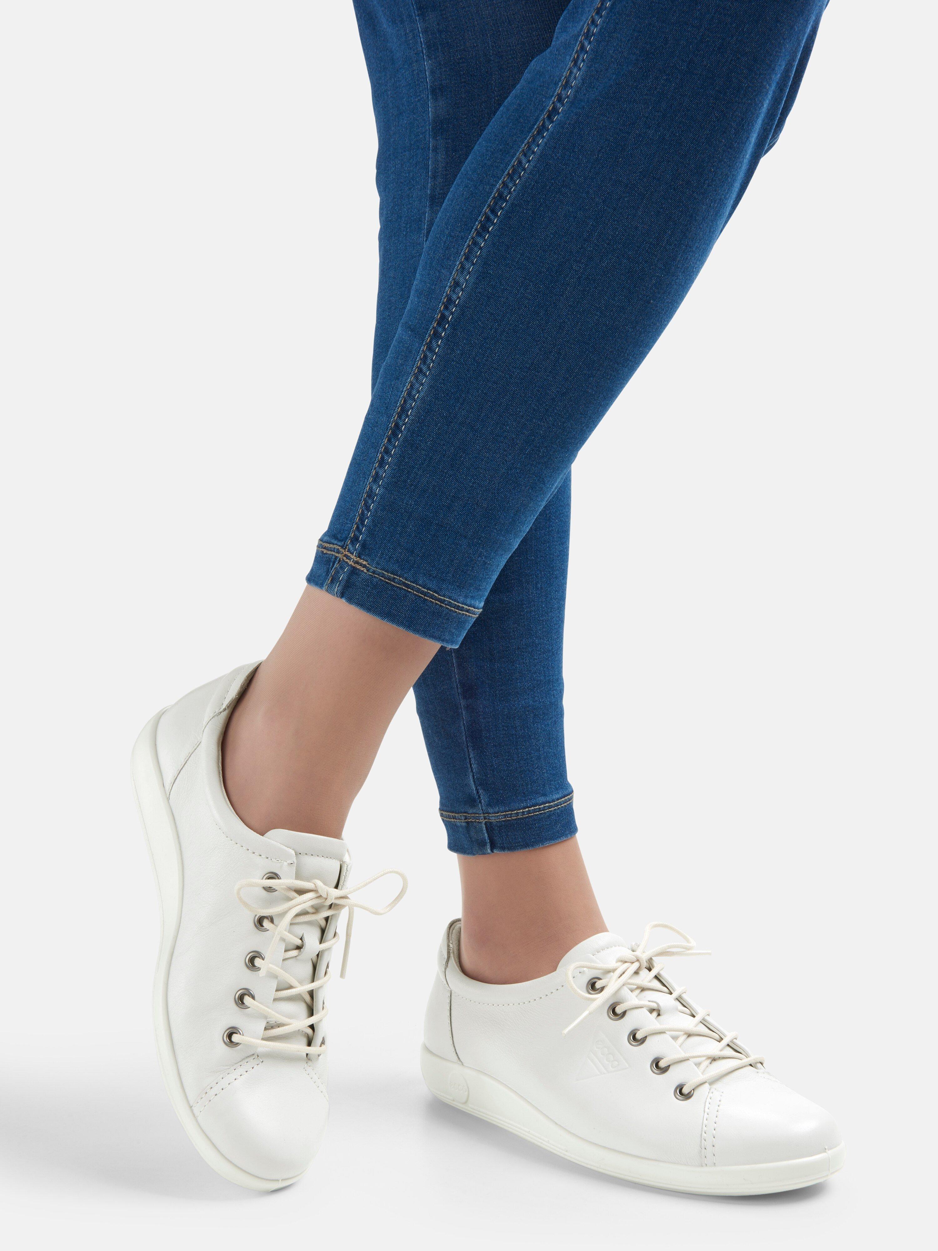 white ecco sneakers