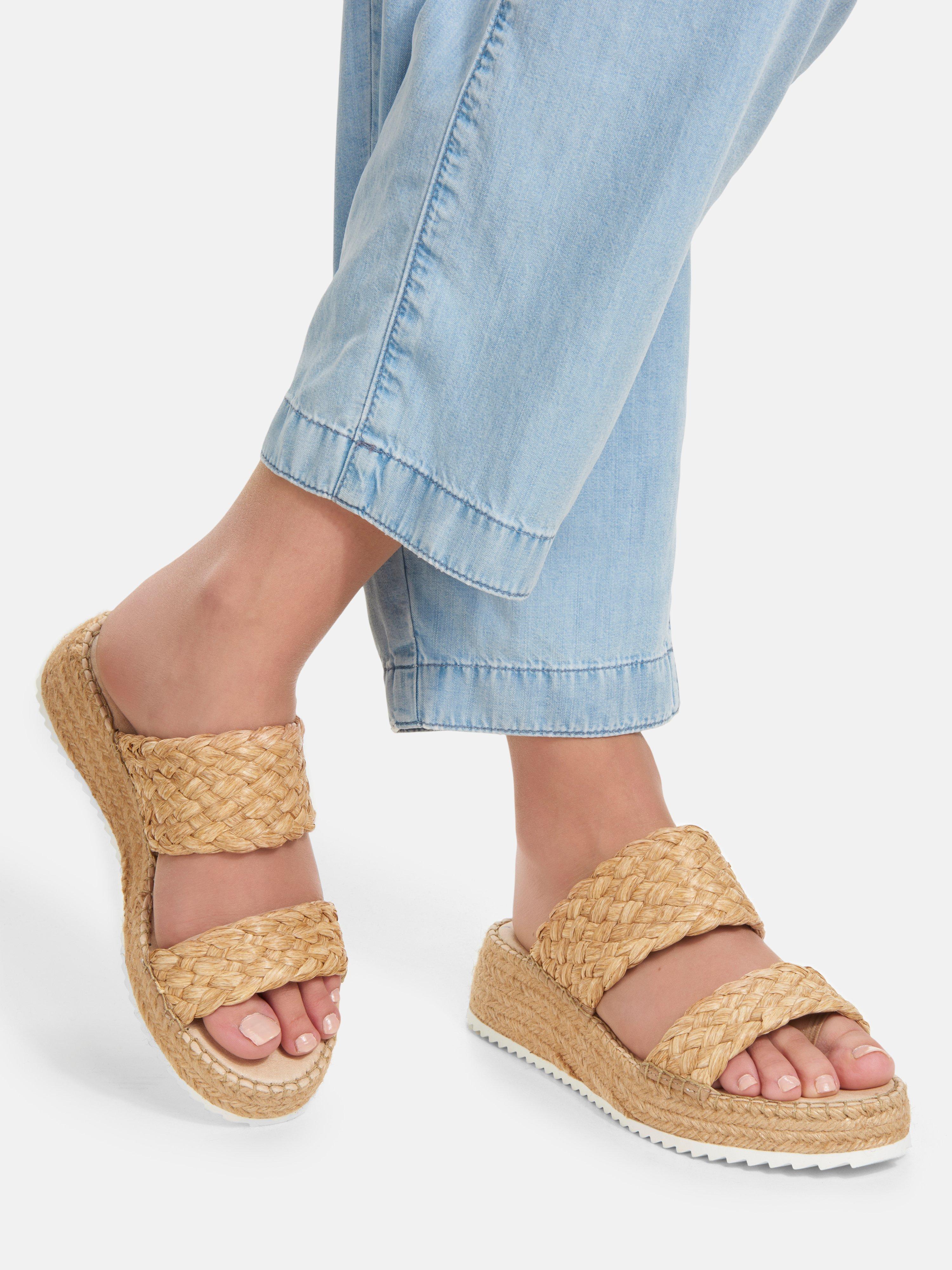 Marc Cain - Slippers met plateauzool